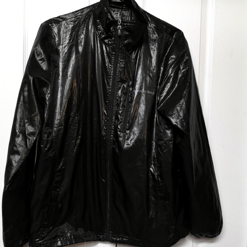 Men’s Mercedes Benz Lightweight water repellent Black Jacket